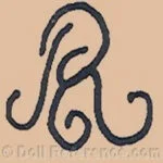 Ernst Reinhardt doll mark intertwined ER initials