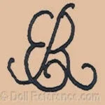 Ernst Reinhardt doll mark intertwined ER initials