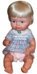 1967 Remco Baby Glad and Sad doll 14" tall