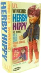 1968 Remco Li'l Winking Herby Hippie doll 16" tall