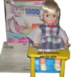 1969 Remco Baby Know It All doll 17" tall