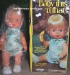 1970 Remco Baby This n' That doll 13" tall