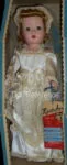 1954 Roberta, Roberta Ann Bride walker doll 14"