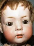 Franz Schmidt 1890+ Antique Bisque Dolls German 11 Franz Schmidt doll mold 2097 bisque head, sleep eyes, open mouth with upper teeth, baby doll 15" face