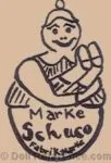 M-Z Celluloid 1869+ Dolls Makers. Doll Marks Identified 14 Schreyer doll mark Schuco roly-poly doll symbol