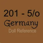 Schutzmeister & Quendt S & Q Antique Bisque Dolls German 7 Schützmeister & Quendt doll mark 201-5/0 Germany - black baby doll