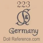 Schutzmeister & Quendt S & Q Antique Bisque Dolls German 9 Schützmeister & Quendt doll mark 223 S & Q Germany