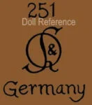 Schutzmeister & Quendt S & Q Antique Bisque Dolls German 10 Schützmeister & Quendt doll mark 251 S & Q Germany