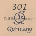 Schutzmeister & Quendt S & Q Antique Bisque Dolls German 12 Schützmeister & Quendt doll mark 301 S & Q Germany