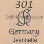 Schutzmeister & Quendt S & Q Antique Bisque Dolls German 13 Schützmeister & Quendt doll mark 301 S & Q Germany Jeannette