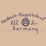 ca. 1922 Seyfarth & Reinhardt doll mark Heubach-Koppelsdorf 312 Germany