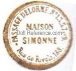 Blampoix 1840+ Antique Lady Dolls French 3 simonne maison doll mark label passage delorme
