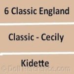 S-Z British, English Doll Makers and Marks 5 Speights Classic Works doll mark 6 Classic England, Classic Cecily, Kidette