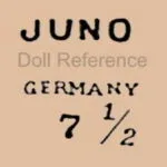 Metal 1861+ Antique Doll Makers Brand Names Identified 9 Standfuss doll mark Juno Germany