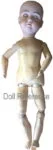 1910 James Scholly Taft bisque socket head composition jointed doll body 23"