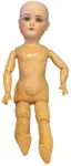 James Scholly Taft bisque head composition jointed body 23", doll mark 