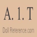 T-W French Antique Doll Makers, Doll Marks 3 Andre Thuillier doll mark AT