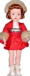 ca. 1950s Valentine LuAnn Simms doll 14" tall