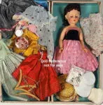 1950s Valentine Melanie electronic walker doll 20" tall 