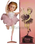ca. 1950s+ Valentine Valentina doll 10 1/2" tall
