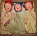 ca. 1950s Valentine Winken, Blinken, Nod Dolls 10" tall
