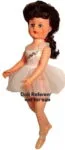 1956 Valentine Valentina ballerina doll 20" tall