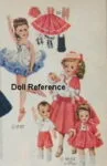 1957 Valentine Holiday Ballerina, mother children dolls