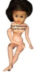 1958 Valentine Little Mannikin doll or Little Manikin doll 10 1/2" tall