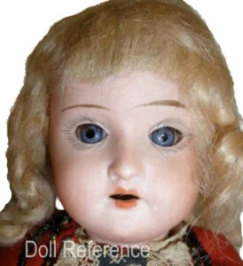 1910 Wagner & Zetzsche bisque head doll mark WZ