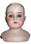 Adolf Wislizenus doll mark AW bisque shoulder head doll
