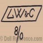 Louis Wolf doll mark LW & C