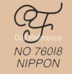 Yamato doll mark FY No. 76018 Nippon