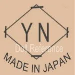 Ningyo Yamato doll mark YN in diamond Made Japan